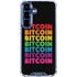 Rainbow Bitcoin Galaxy S25 Clear Case